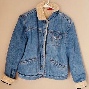Vintage Levi Sherpa-Lined Denim Jacket